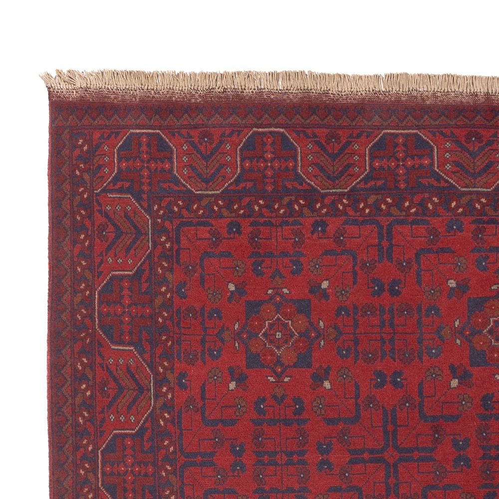 Afghan Teppich - Kunduz - 234 x 171 cm - rot