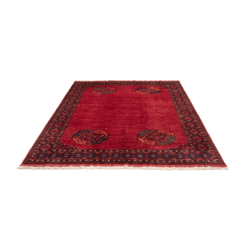 Afghan Teppich - Kunduz - 238 x 176 cm - rot