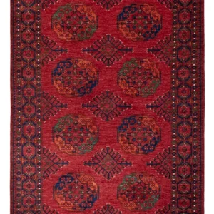 Afghan Teppich - Kunduz - 239 x 165 cm - rot