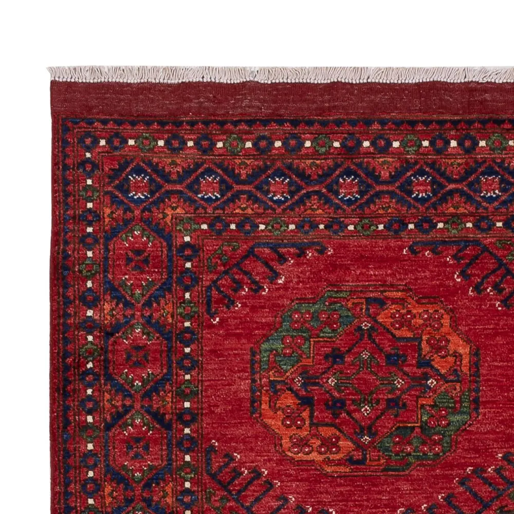 Afghan Teppich - Kunduz - 239 x 165 cm - rot