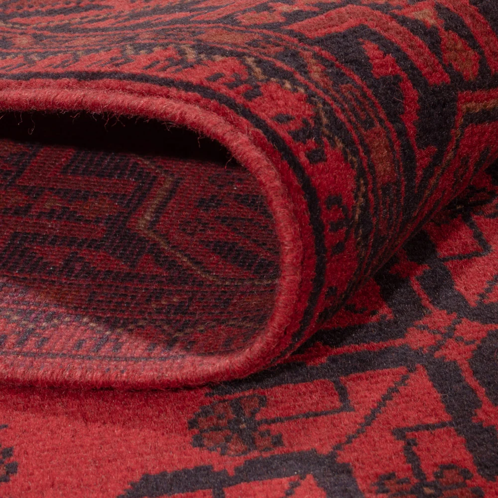 Afghan Teppich - Kunduz - 240 x 175 cm - rot