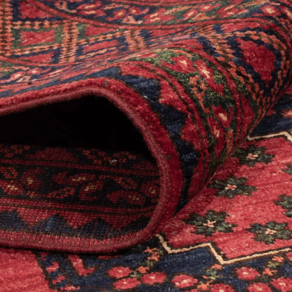Afghan Teppich - Kunduz - 242 x 171 cm - rot