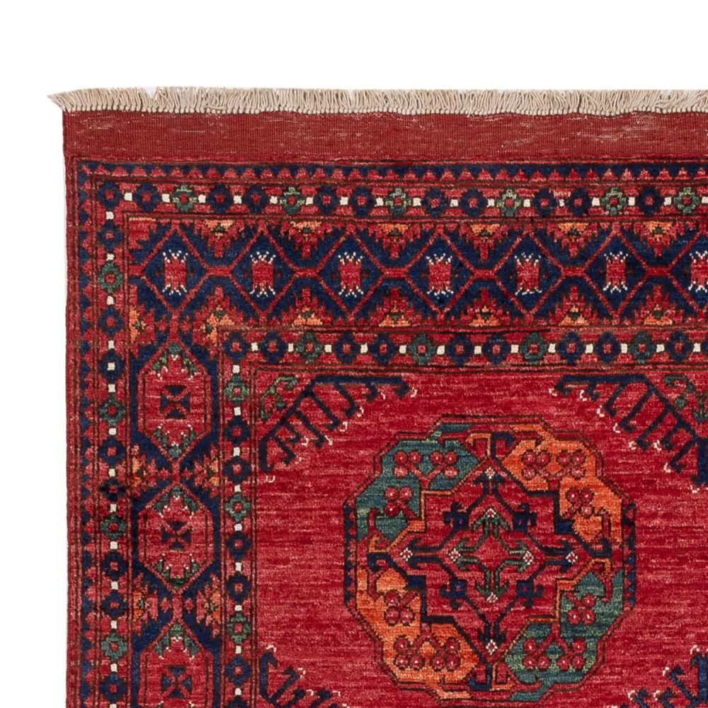 Afghan Teppich - Kunduz - 250 x 174 cm - rot