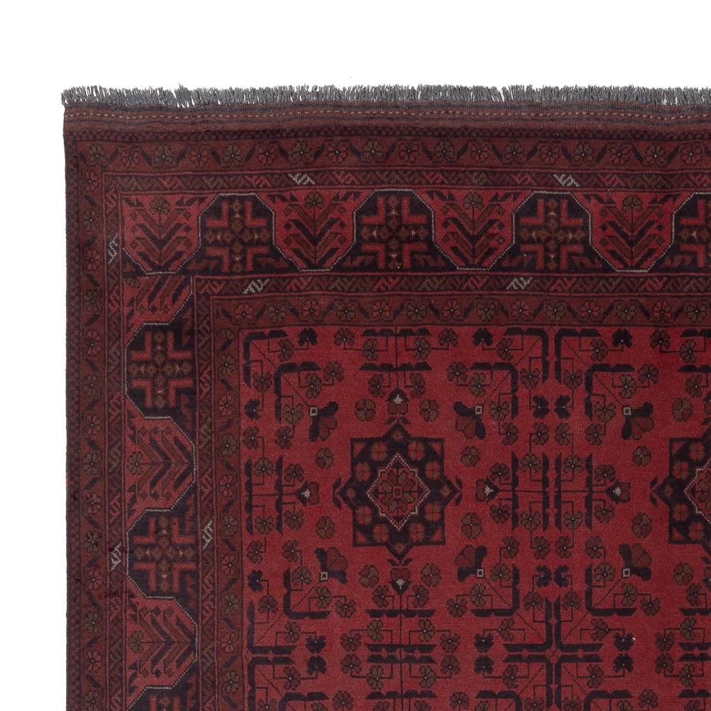 Afghan Teppich - Kunduz - 286 x 197 cm - rot