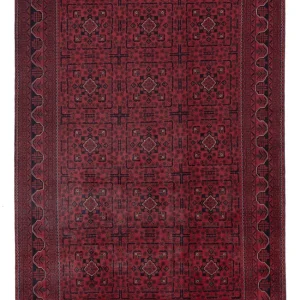 Afghan Teppich - Kunduz - 288 x 194 cm - dunkelrot