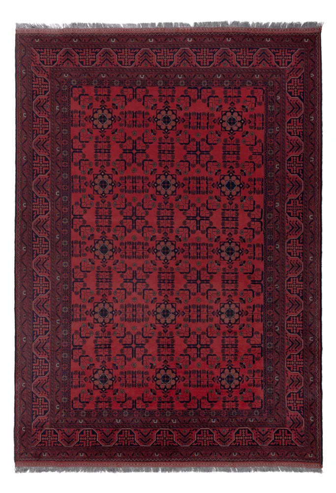 Afghan Teppich - Kunduz - 288 x 201 cm - rot