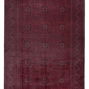 Afghan Teppich - Kunduz - 292 x 200 cm - dunkelrot