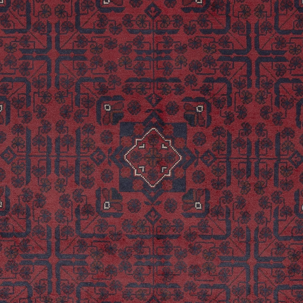 Afghan Teppich - Kunduz - 292 x 200 cm - dunkelrot
