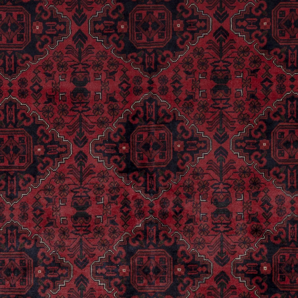 Afghan Teppich - Kunduz - 294 x 199 cm - rot