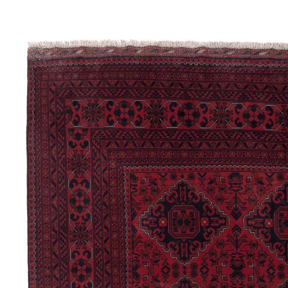 Afghan Teppich - Kunduz - 294 x 199 cm - rot
