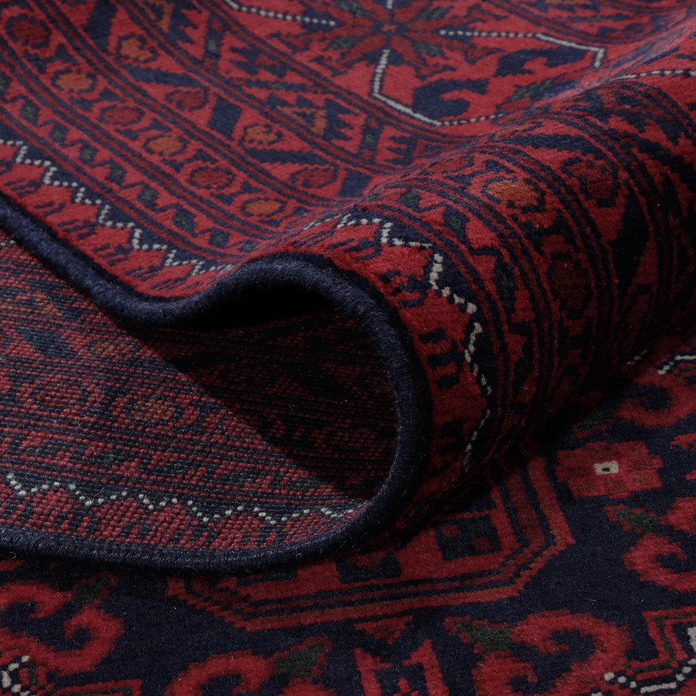 Afghan Teppich - Kunduz - 294 x 199 cm - rot