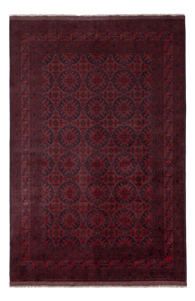 Afghan Teppich - Kunduz - 295 x 193 cm - rot