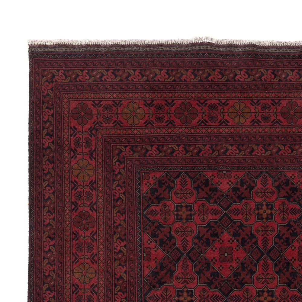 Afghan Teppich - Kunduz - 295 x 197 cm - rot