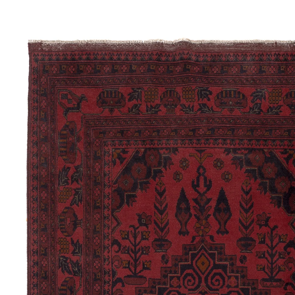 Afghan Teppich - Kunduz - 300 x 200 cm - rot