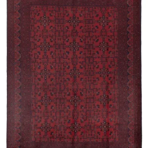 Afghan Teppich - Kunduz - 300 x 205 cm - rot