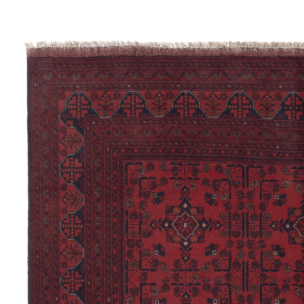 Afghan Teppich - Kunduz - 300 x 205 cm - rot