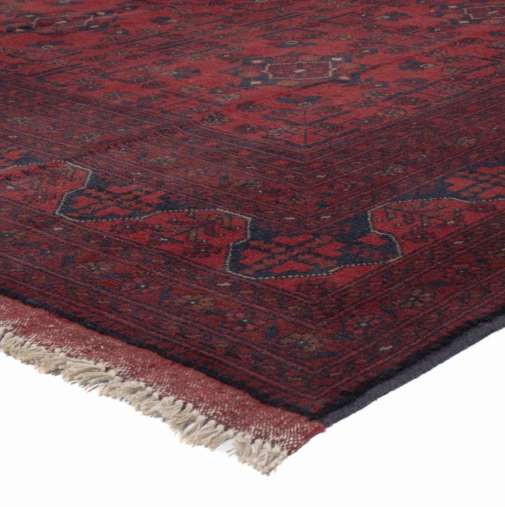 Afghan Teppich - Kunduz - 300 x 205 cm - rot