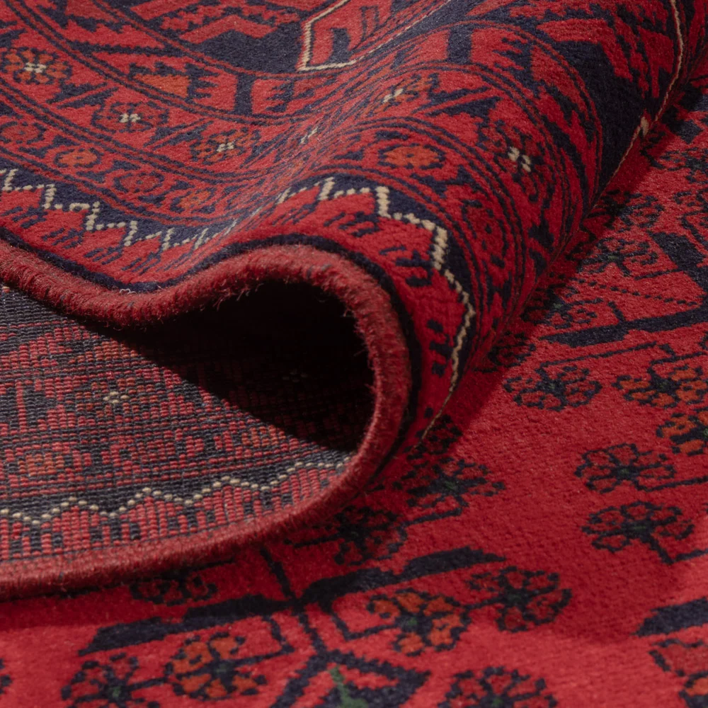 Afghan Teppich - Kunduz - 336 x 248 cm - rot