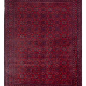 Afghan Teppich - Kunduz - 338 x 252 cm - rot