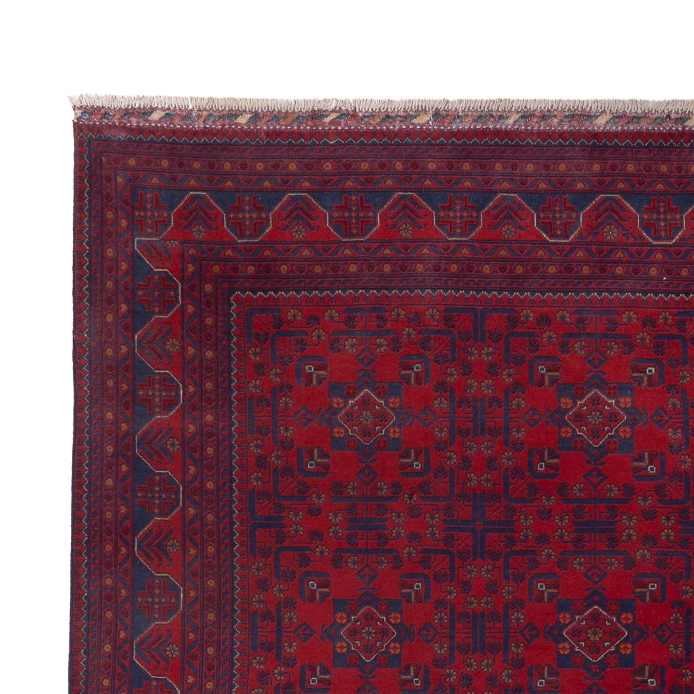 Afghan Teppich - Kunduz - 338 x 252 cm - rot