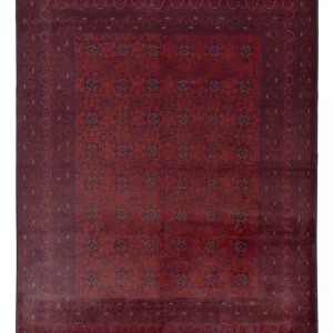 Afghan Teppich - Kunduz - 339 x 252 cm - rot