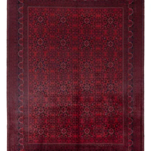 Afghan Teppich - Kunduz - 340 x 250 cm - rot