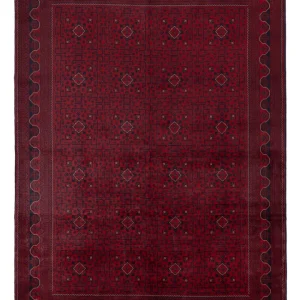 Afghan Teppich - Kunduz - 340 x 250 cm - rot