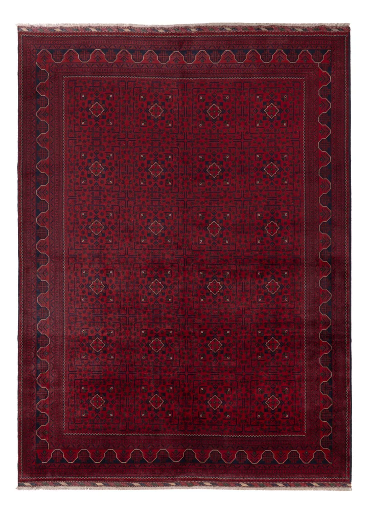 Afghan Teppich - Kunduz - 340 x 250 cm - rot