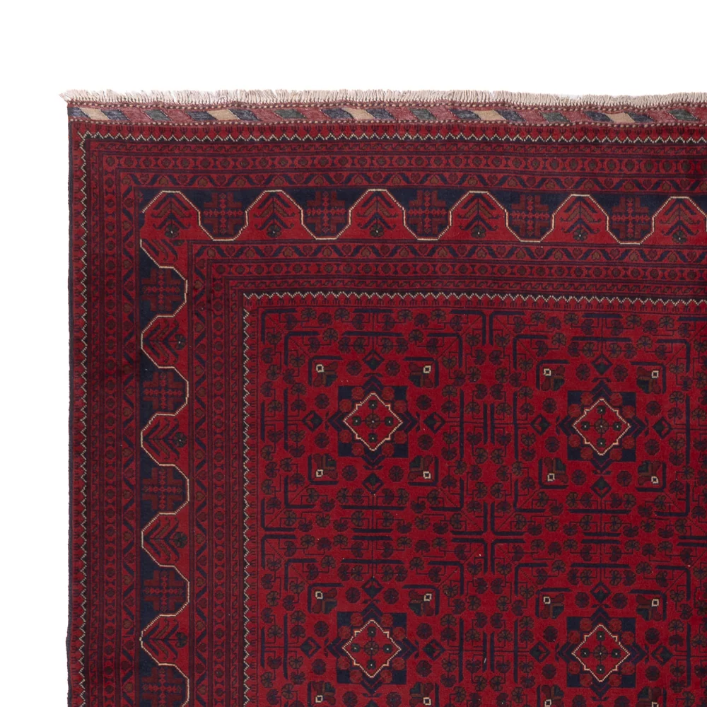 Afghan Teppich - Kunduz - 340 x 250 cm - rot