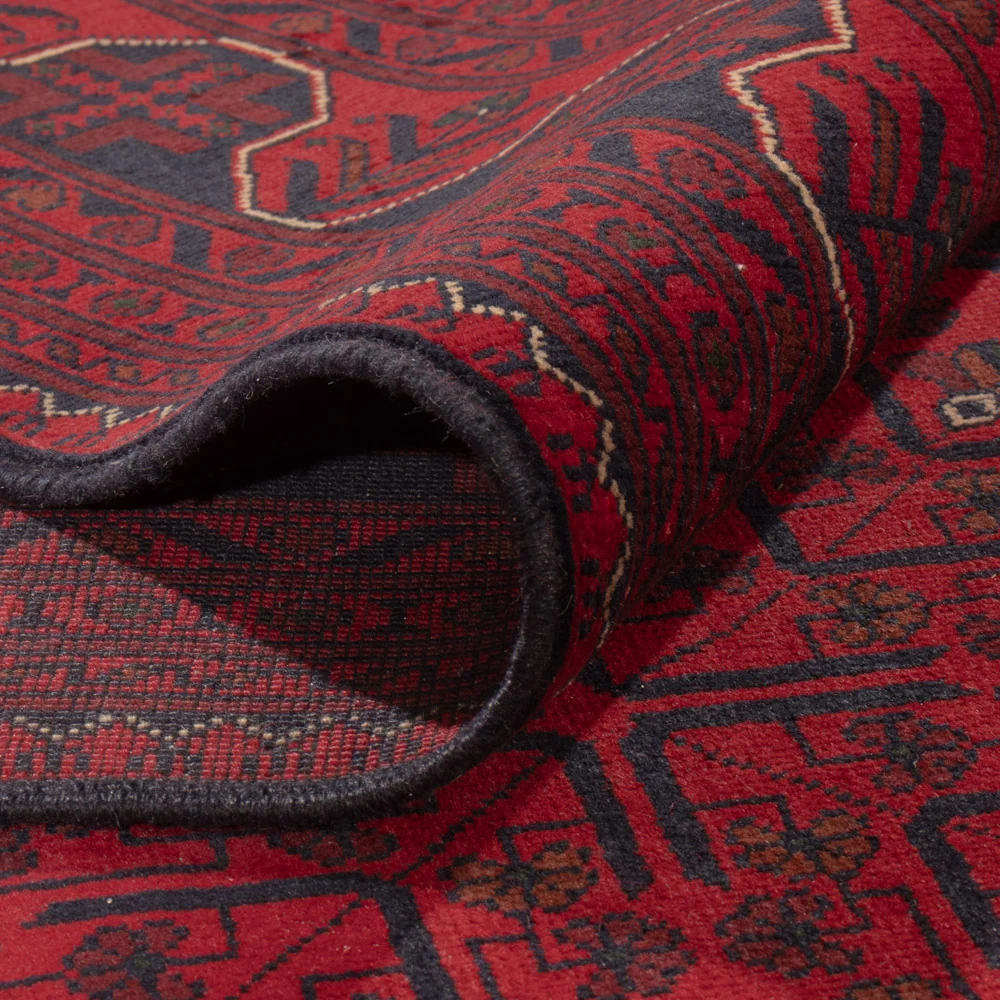 Afghan Teppich - Kunduz - 340 x 250 cm - rot