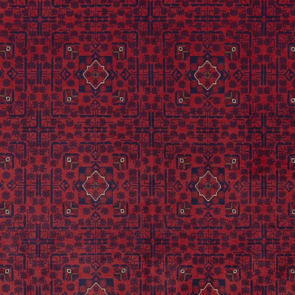 Afghan Teppich - Kunduz - 340 x 254 cm - rot