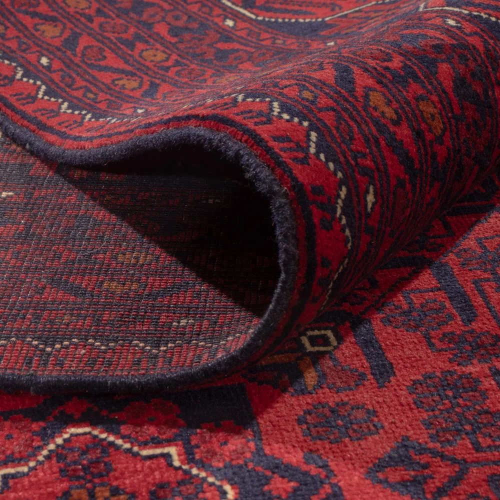 Afghan Teppich - Kunduz - 340 x 254 cm - rot