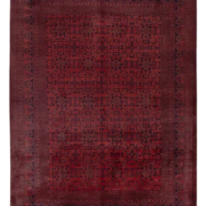 Afghan Teppich - Kunduz - 345 x 253 cm - rot