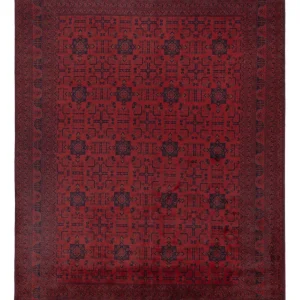 Afghan Teppich - Kunduz - 352 x 258 cm - rot