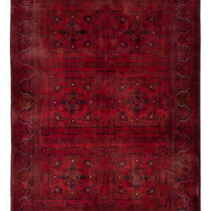 Afghan Teppich - Royal - 139 x 101 cm - rot