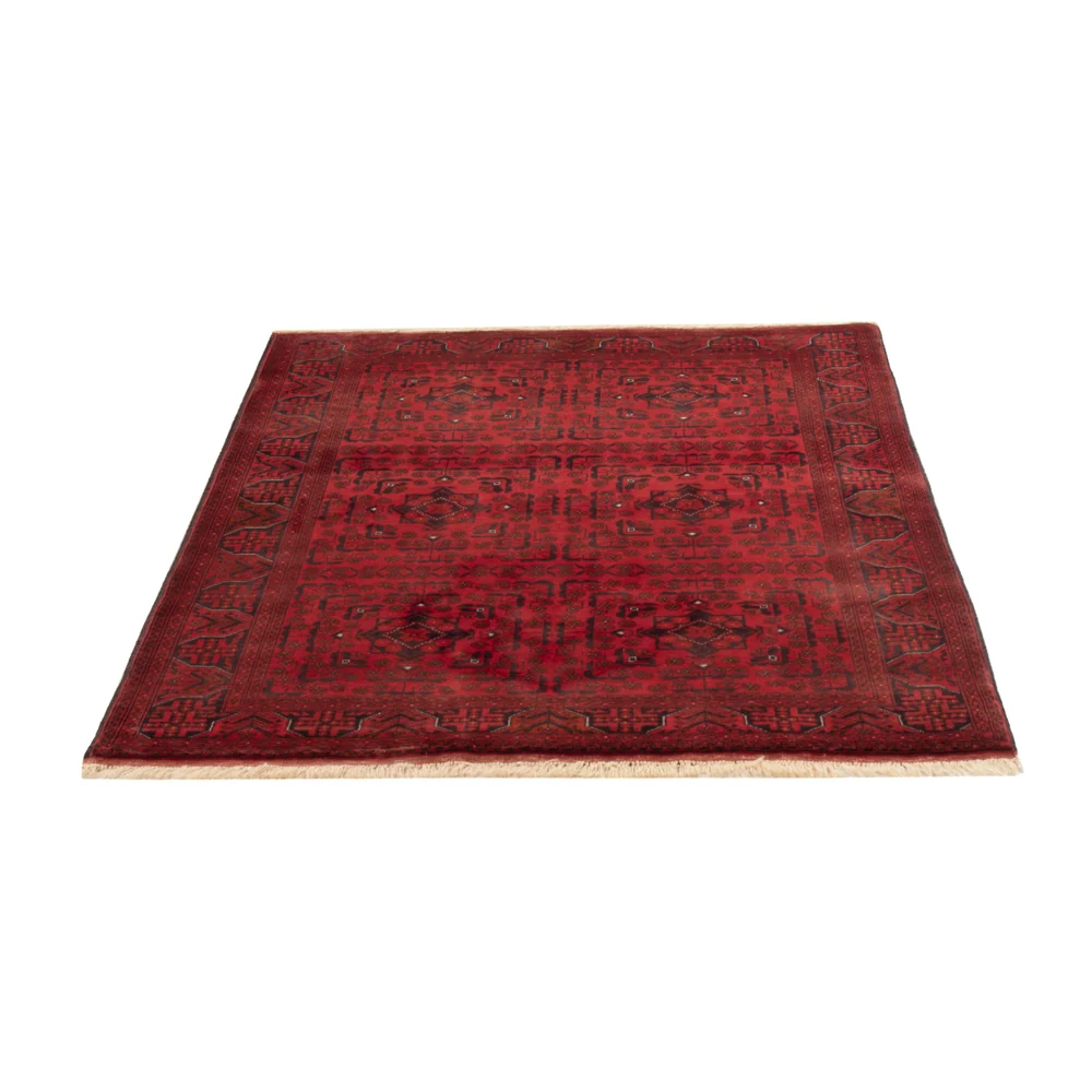 Afghan Teppich - Royal - 139 x 101 cm - rot