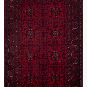 Afghan Teppich - Royal - 146 x 102 cm - rot