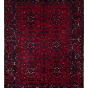 Afghan Teppich - Royal - 147 x 101 cm - rot
