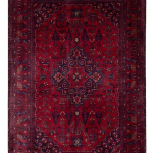 Afghan Teppich - Royal - 150 x 100 cm - rot