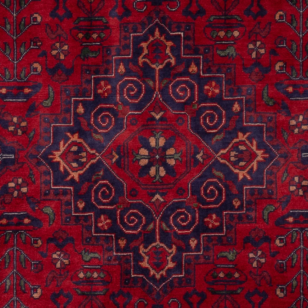 Afghan Teppich - Royal - 150 x 100 cm - rot