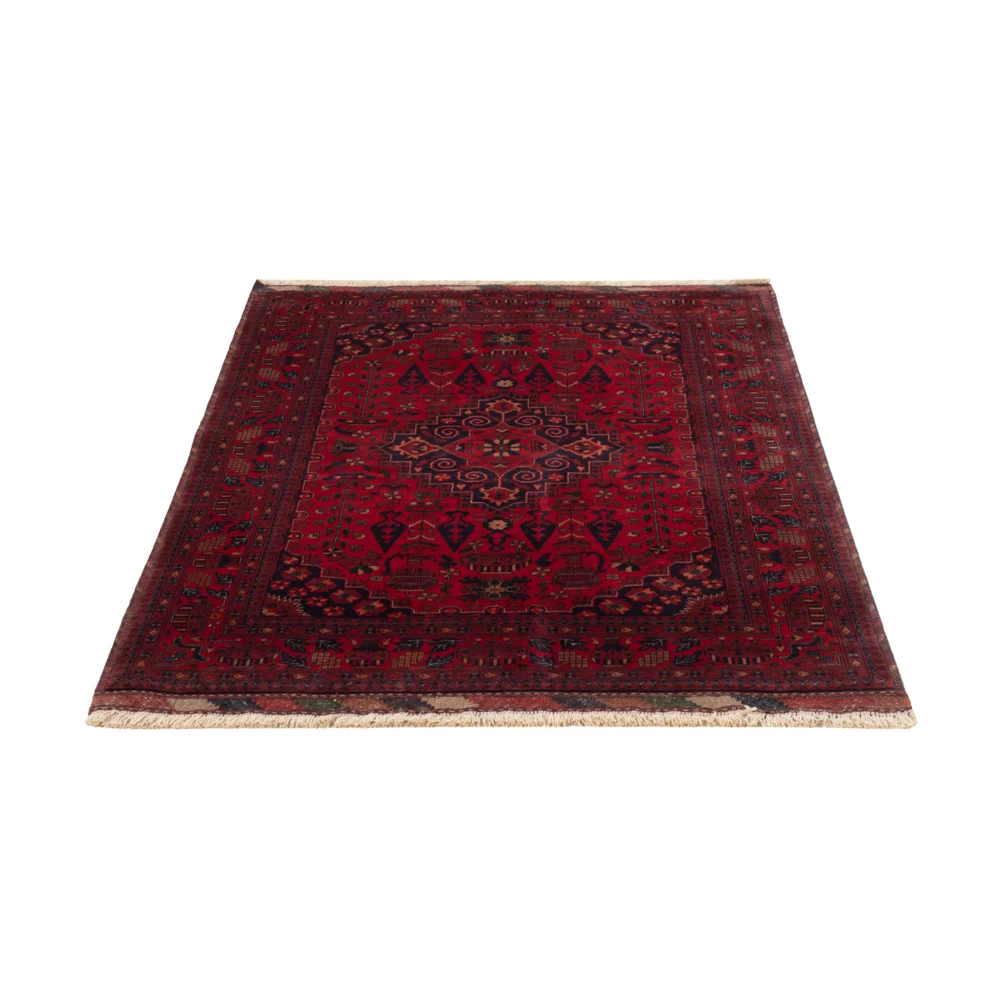 Afghan Teppich - Royal - 150 x 100 cm - rot