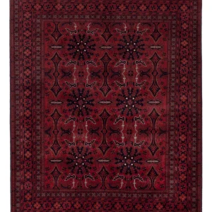 Afghan Teppich - Royal - 187 x 150 cm - rot