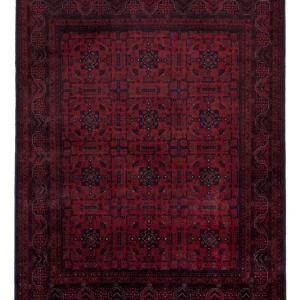 Afghan Teppich - Royal - 194 x 150 cm - rot