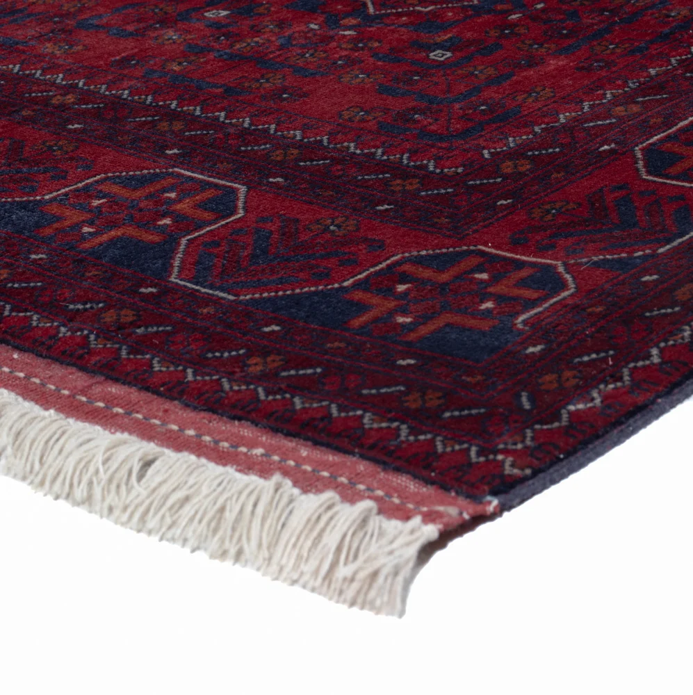 Afghan Teppich - Royal - 195 x 151 cm - rot