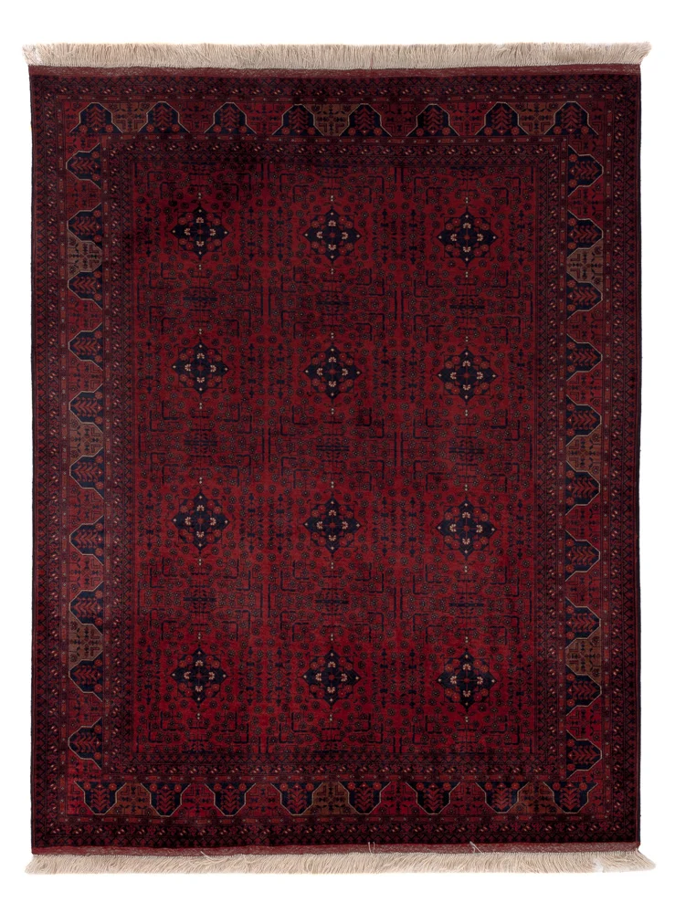 Afghan Teppich - Royal - 196 x 151 cm - rot