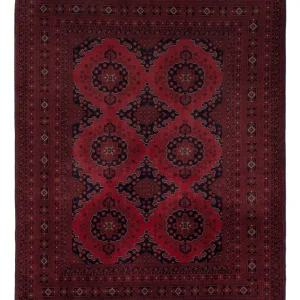 Afghan Teppich - Royal - 196 x 154 cm - rot