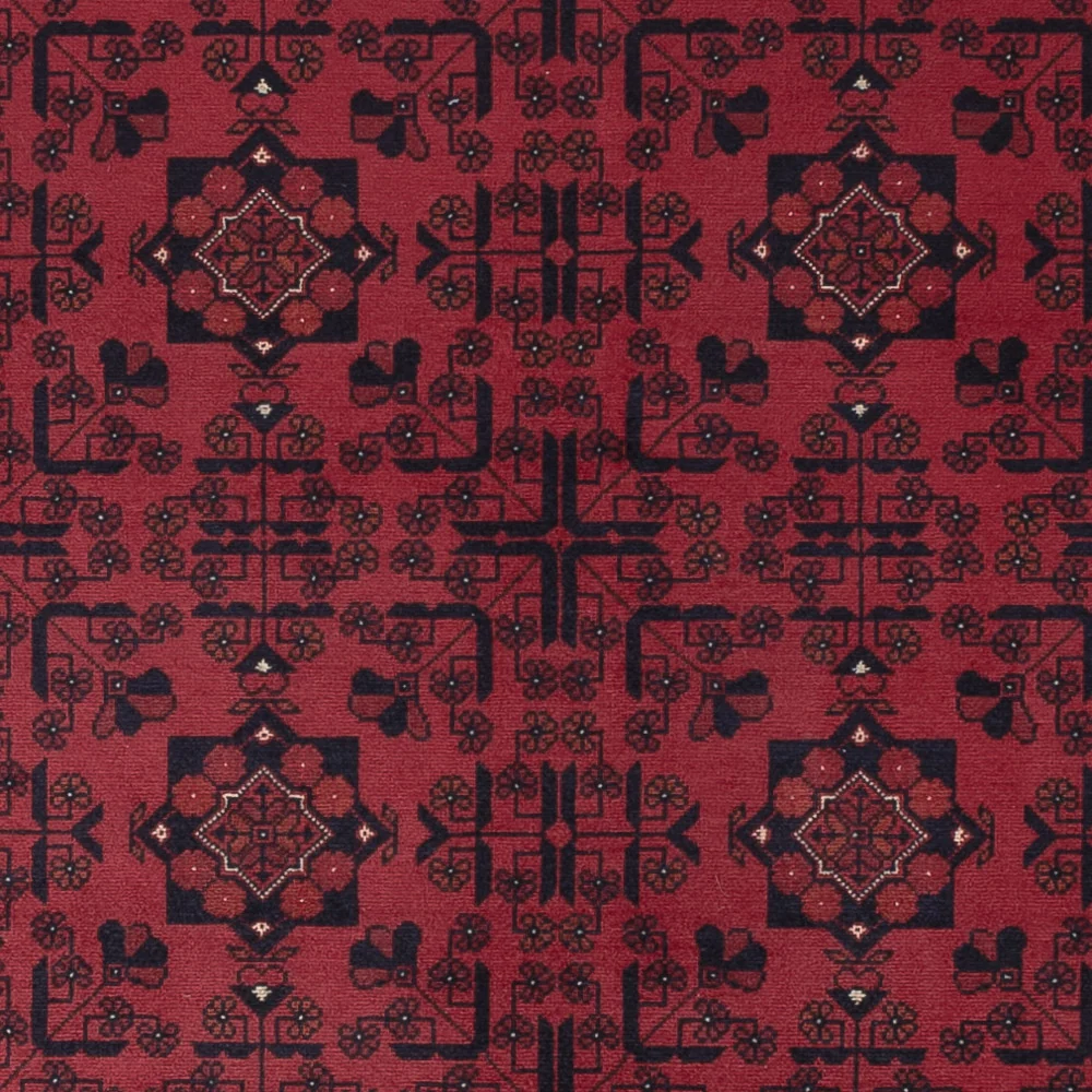 Afghan Teppich - Royal - 288 x 202 cm - dunkelrot
