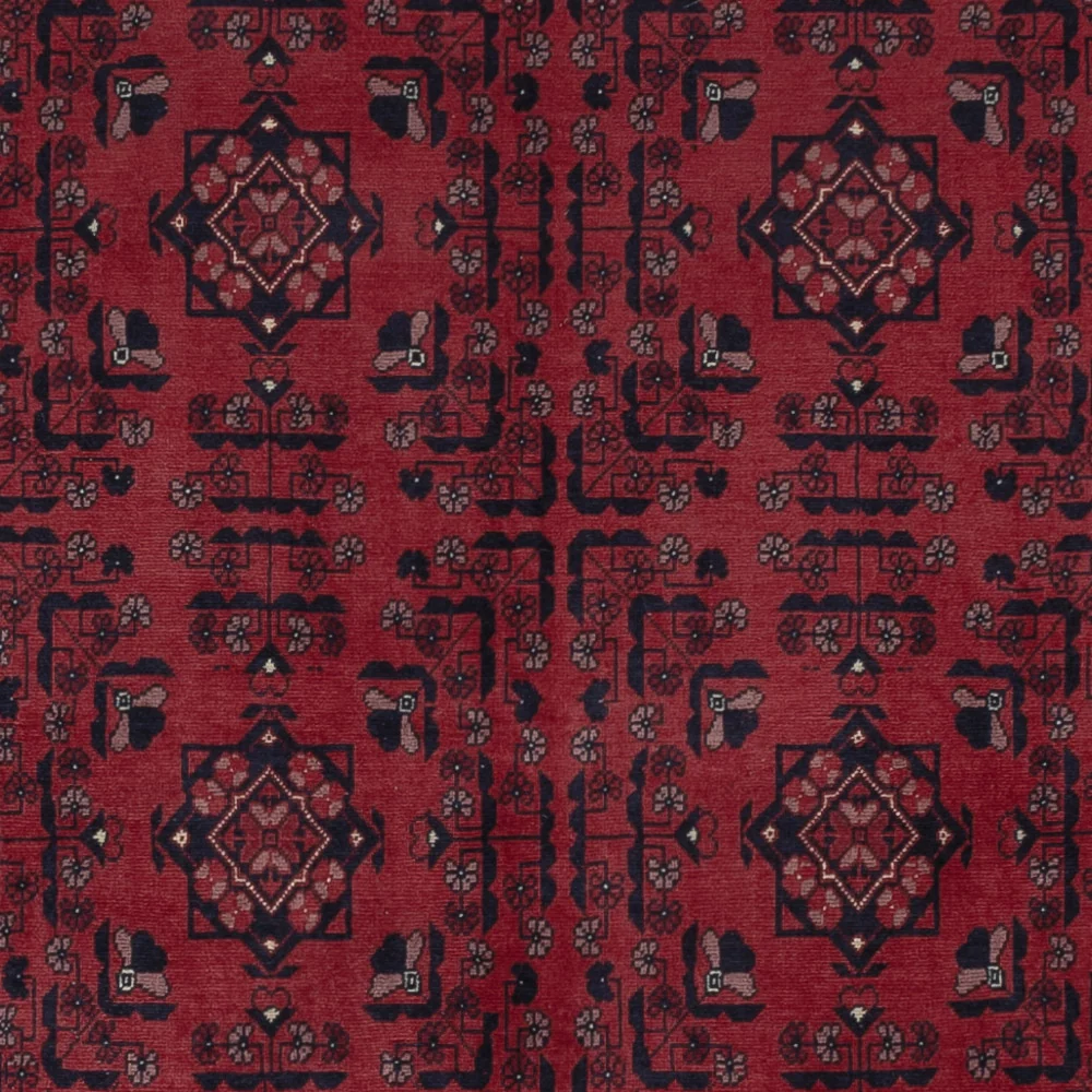 Afghan Teppich - Royal - 293 x 196 cm - dunkelrot