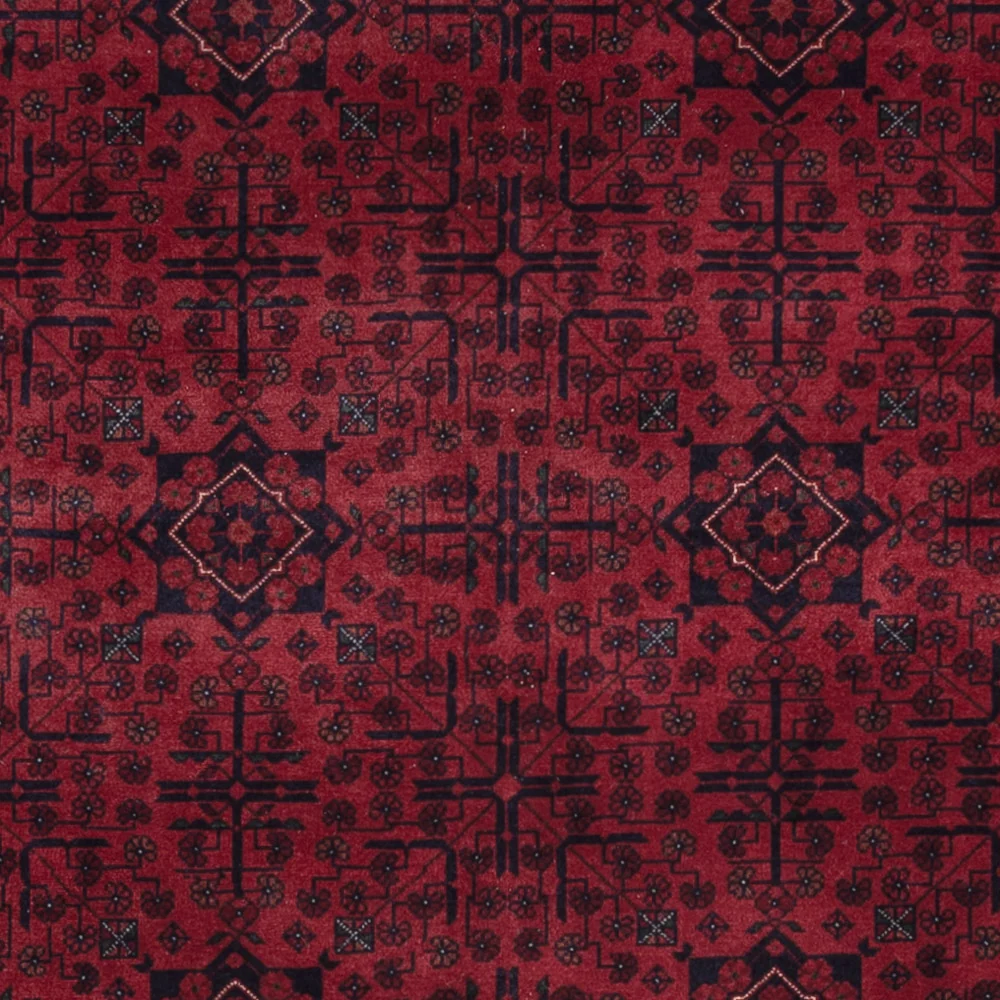 Afghan Teppich - Royal - 293 x 200 cm - dunkelrot