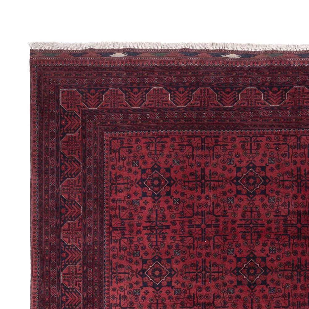 Afghan Teppich - Royal - 293 x 200 cm - dunkelrot